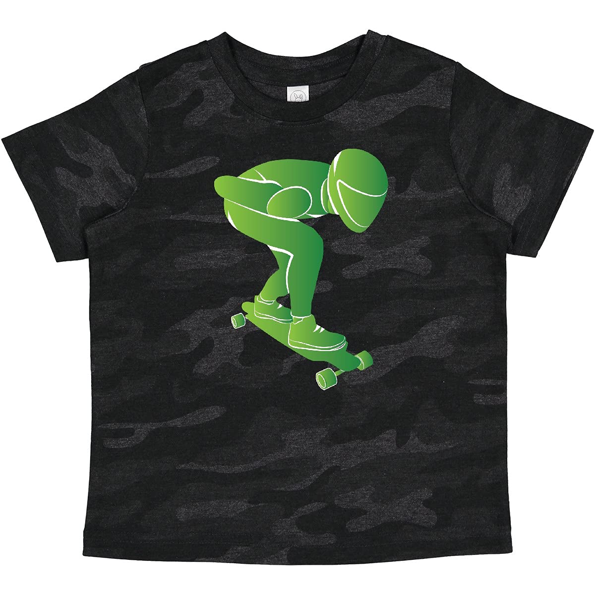 Skateboarder & Longboarding Sports Baby T-Shirt - Cute Graphic Tee for Toddlers & Kids - Perfect for Skate Parks, Outdoor Play & Casual Wear