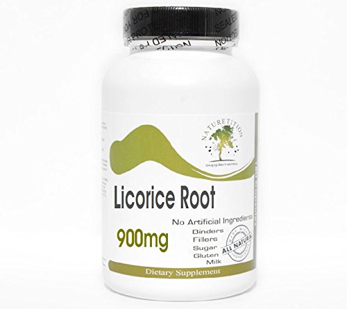 Licorice Root Extract 900mg - 100 Capsules | Natural Herbal Supplement for Digestive Support & Immune Health | No Additives, Non-GMO | Supports Stress Relief & Adrenal Function