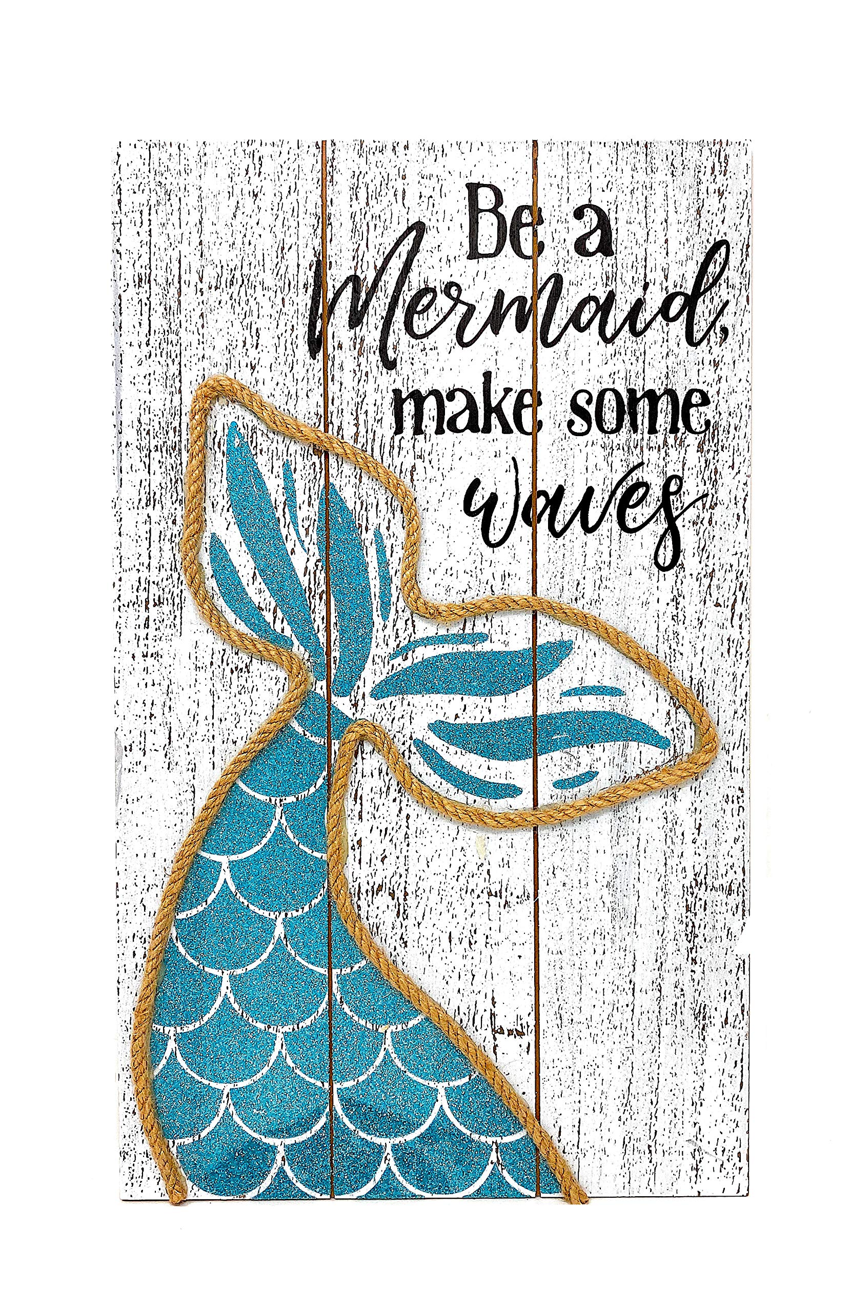 Coastal Mermaid Wall Decor - 16
