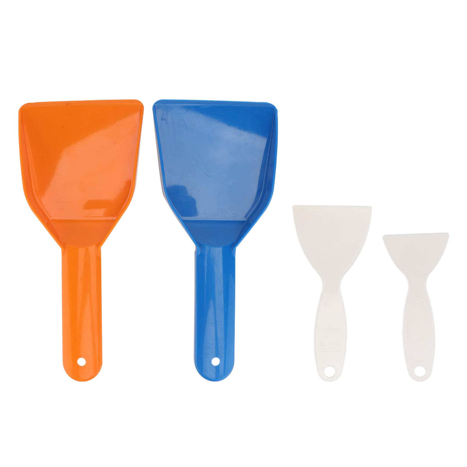 4pcs Ice Scraper & Snow Remover - Refrigerator & Freezer Cleaning Tools for Household Use