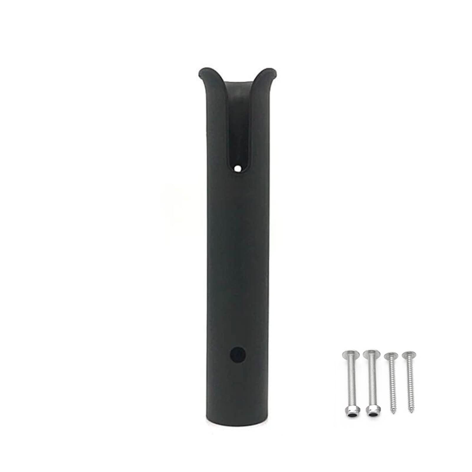 **Black Plastic Fishing Rod Holder - Heavy Duty Marine Boat & Kayak Rod Rack with Easy Installation for Saltwater & Freshwater Fishing | Ideal for Boats, Kayaks, Yachts & Fishing Boxes**