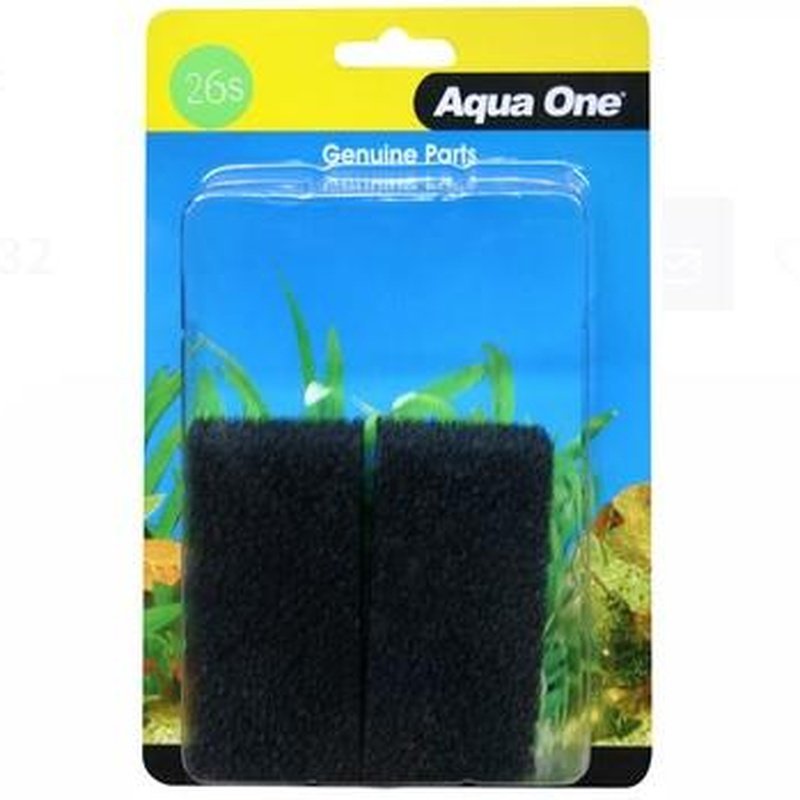Aqua One Sponge 2-Pack for Aquarium Filter - Maxi 102F 25026s - High-Quality Foam Filter Media for Fish Tank Cleaning & Maintenance - Perfect for Freshwater & Saltwater Aquariums
