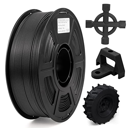 Premium IEMAI Carbon Fiber ABS 3D Printer Filament 1.75mm - 20% Carbon Fiber Reinforced Engineering Filament, 1kg Spool (Black) - Ideal for High-Strength Prototypes, Automotive Parts & Industrial Applications