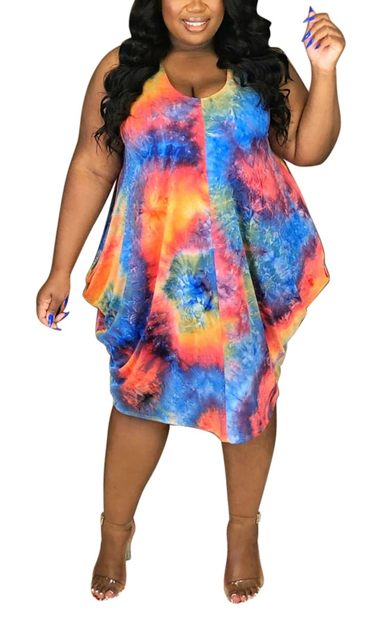 Hostoyo Women's Plus Size Casual Dress for Club, Party & Cocktail - Flattering Beach Dress for Fall, Summer & Spring | Perfect for Outdoor Events, Vacations & Special Occasions