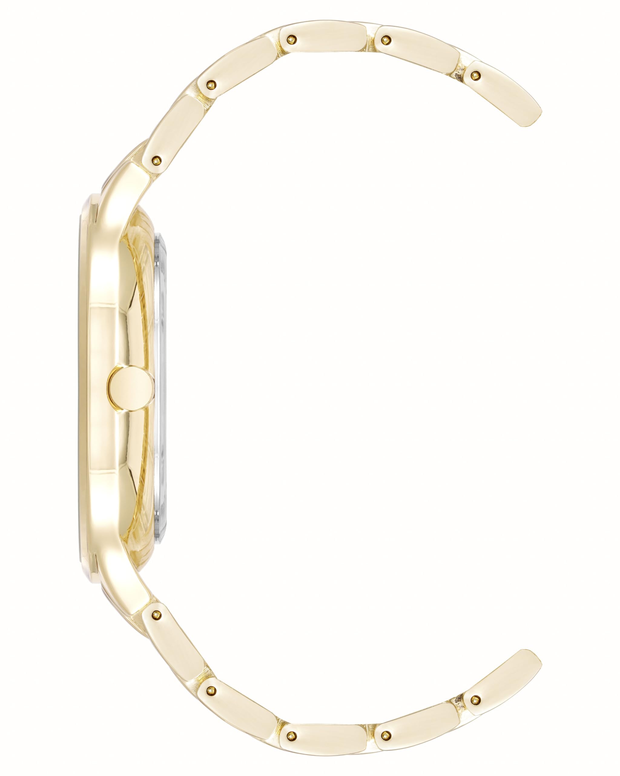 Nine West Women's Fashion Bracelet Watch - Elegant Stainless Steel Band with Crystal Accents | Perfect for Office, Party & Everyday Wear