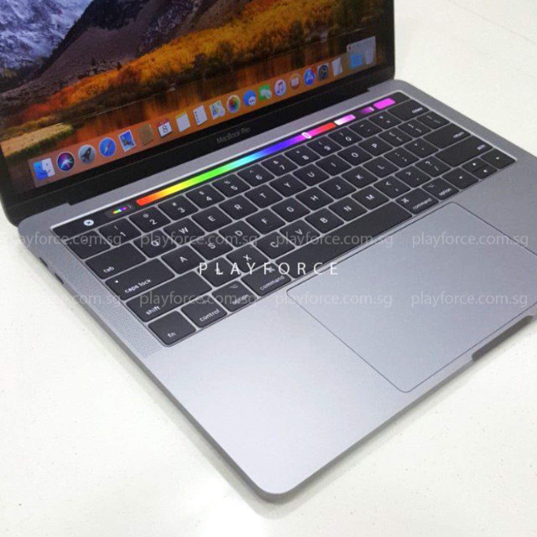 Apple MacBook Pro 13-inch 2017 Model with Touch Bar & Touch ID - 512GB SSD Storage, Space Gray (Renewed) - Perfect for Business, Design & College Students