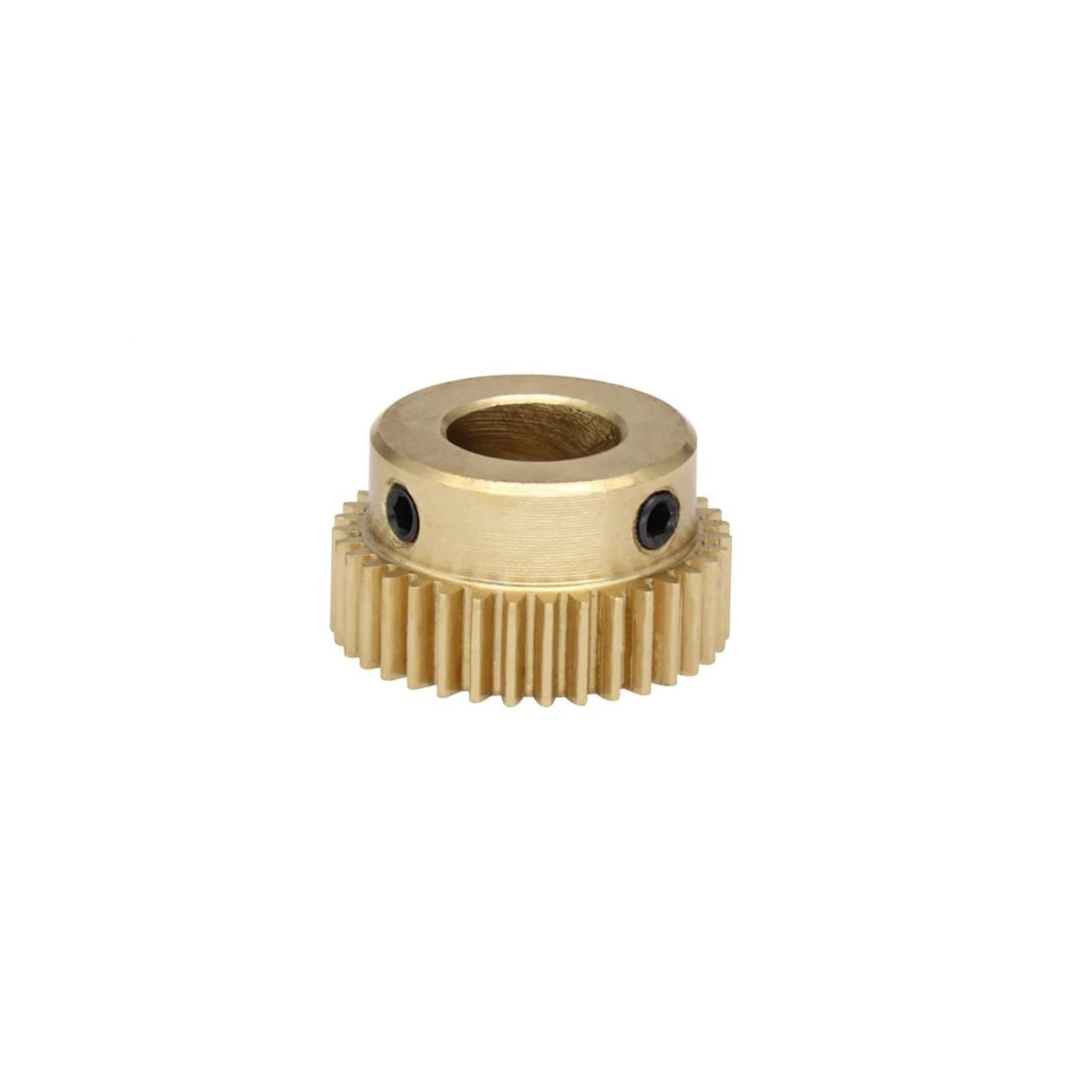 1 Piece 0.5M-36T/38T Brass Spur Gear with 4/5/6/6.35/7/8mm Bore - 5mm Teeth Height for Transmission Systems | Perfect for RC Cars, Robotics, and Mechanical DIY Projects (4mm, 0.5M - 36 Teeth)