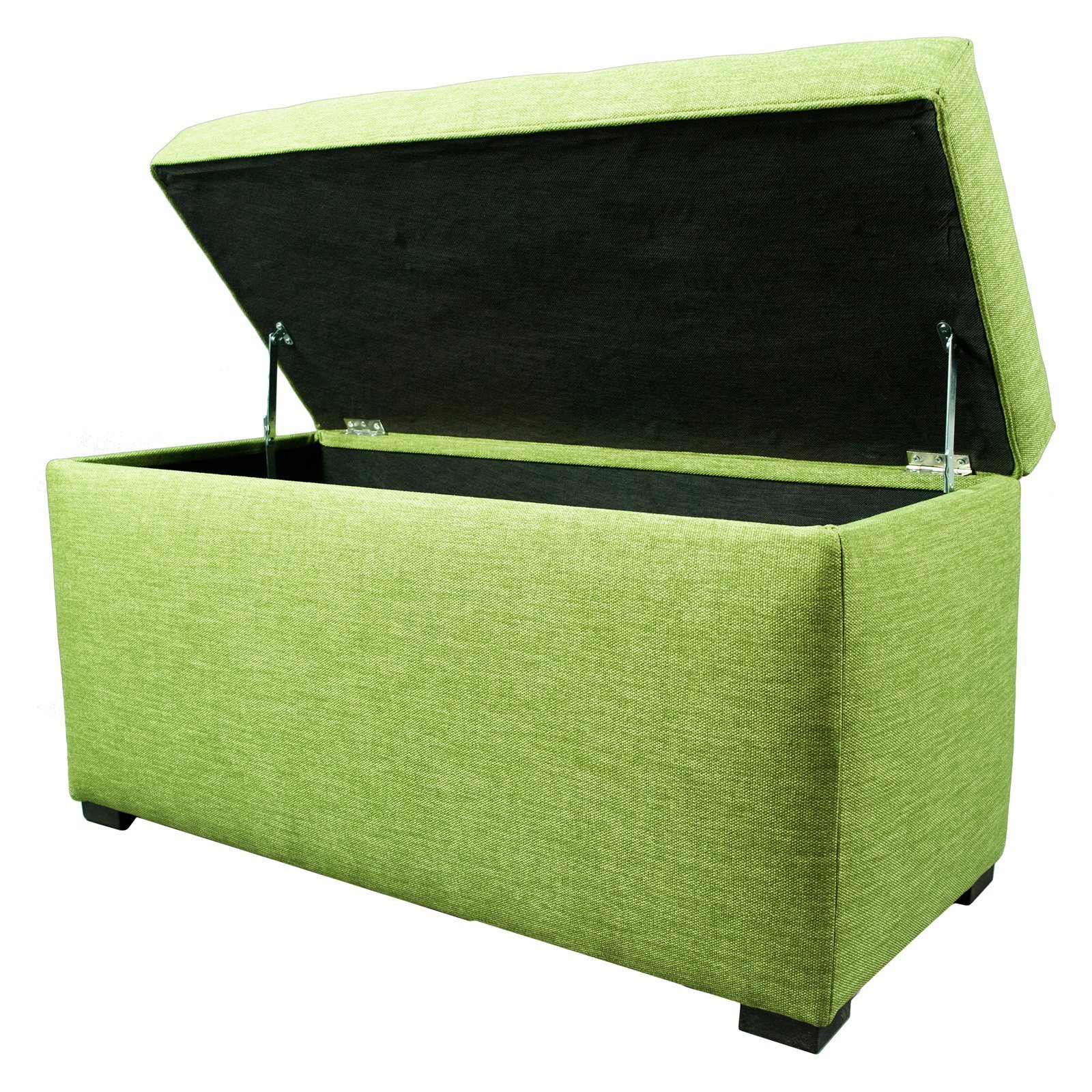 MJL Furniture Angela Klargo Upholstered Storage Bench with Cushion - Stylish Entryway, Bedroom, or Living Room Seating & Organization Solution