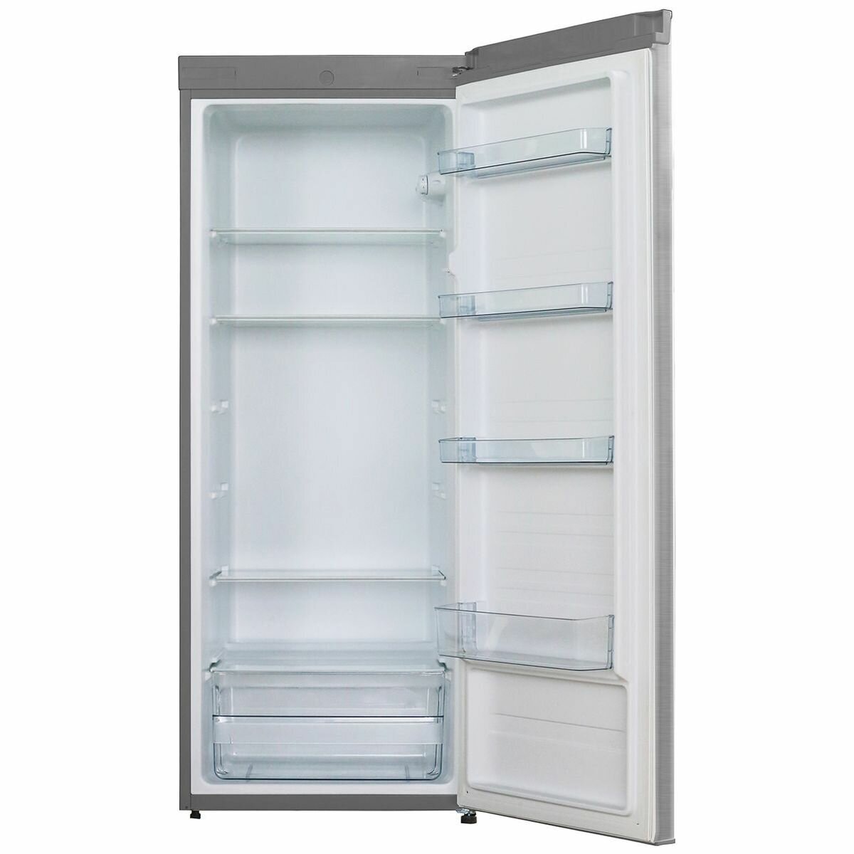 Esatto 230L Upright Fridge EUL237S - Energy Efficient Stainless Steel Refrigerator for Home & Office | Perfect for Small Kitchens, Apartments, Dorms & Commercial Spaces
