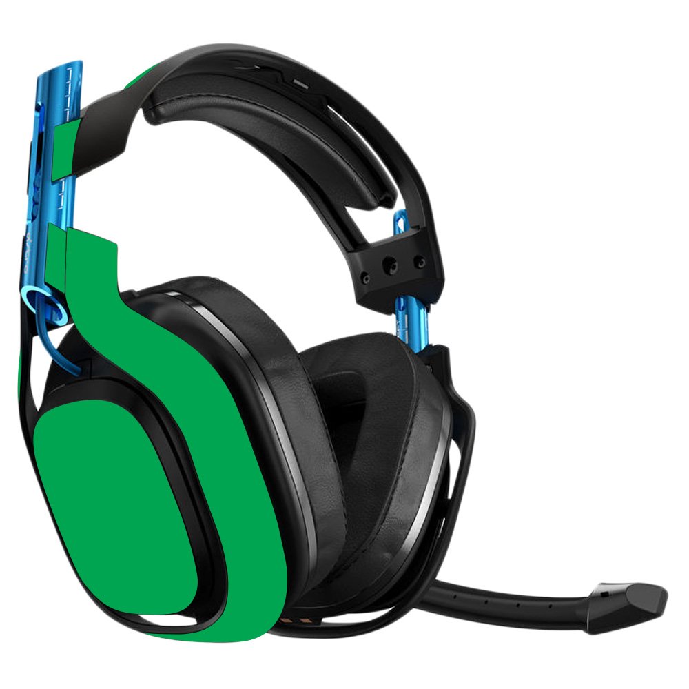 MightySkins Vinyl Decal Wrap Cover for Astro A50 3rd Gen Gaming Headset - Solid Green Protective Skin, Durable & Easy to Apply | Made in USA | Perfect for Gaming, Streaming & Customizing Your Headset