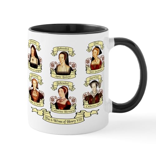 White/Black Inside - Fates Of Henry VIII Wives Mug