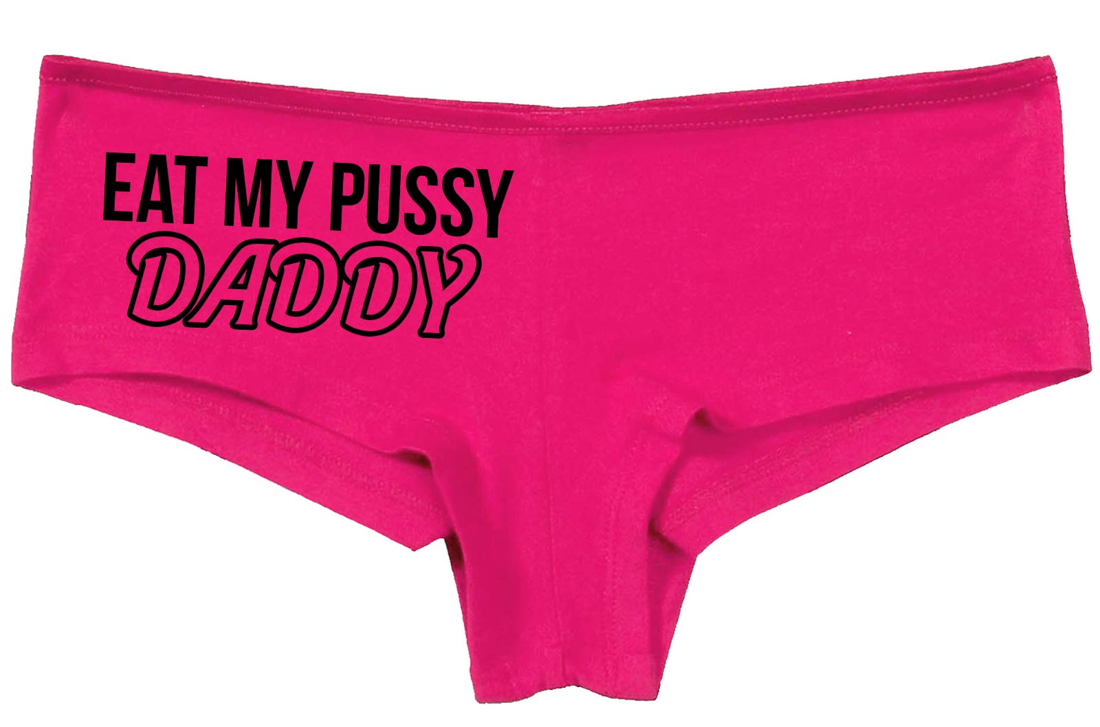Sexy Hot Pink Lingerie for Women - Knaughty Knickers Oral Sex Underwear - Perfect for Role Play, Valentine's Day & Intimate Moments