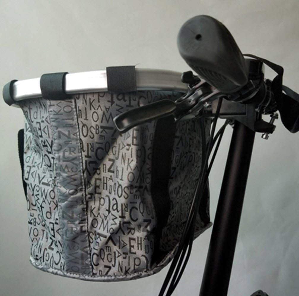 Foldable Electric Bike Front Basket - Waterproof Pet Carrier Bag for Small Dogs & Cats - Perfect for Commuting, Shopping & Outdoor Adventures