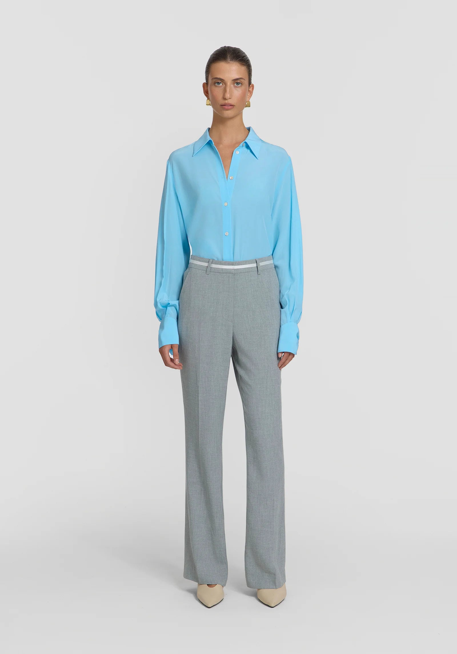 Premium Antidote Silk Shirt for Women - Breathable & Luxurious Blouse for Office, Party & Special Occasions