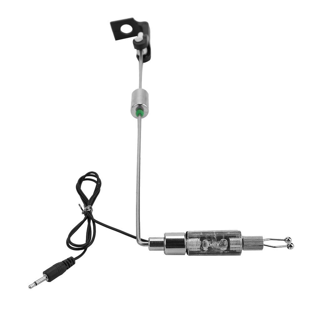 VGEBY Fishing Bite Alarm with LED Indicators - Electric Fish Bite Alarm Hanger Tool for Night Fishing, Ice Fishing & Carp Fishing - Durable Tackle Accessory with Chain Hanger (Model 16-2602) | Perfect for Shore Fishing, Boat Fishing & Professional Anglers