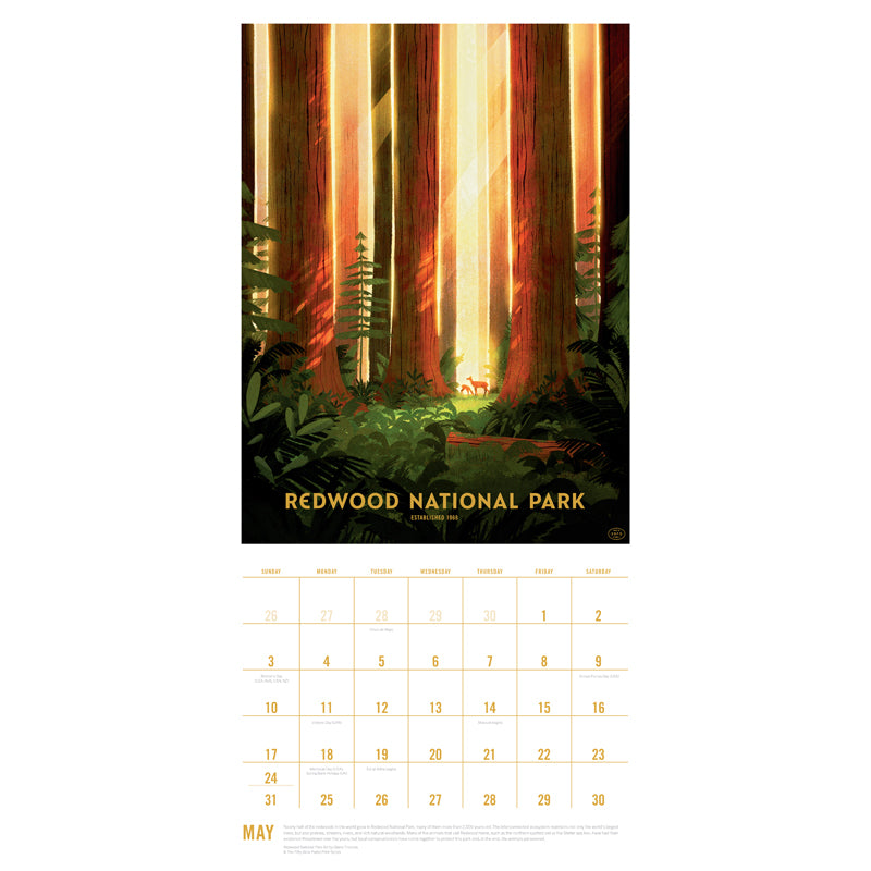 2026 National Parks Wall Calendar - Stunning Nature Photography & Art for Home & Office Decor | Perfect Gift for Nature Lovers & Travel Enthusiasts