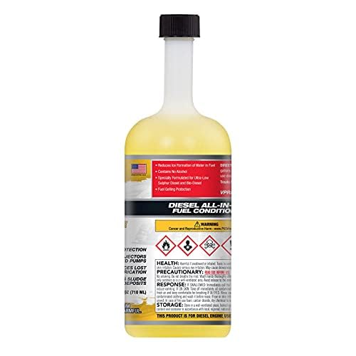 VP Racing Fuels 2835 Madditive Diesel All-In-One Fuel Conditioner - 24oz (6 Pack) | Improves Engine Performance & Cleans Injectors | Ideal for Trucks, Heavy Equipment & Marine Diesel Engines