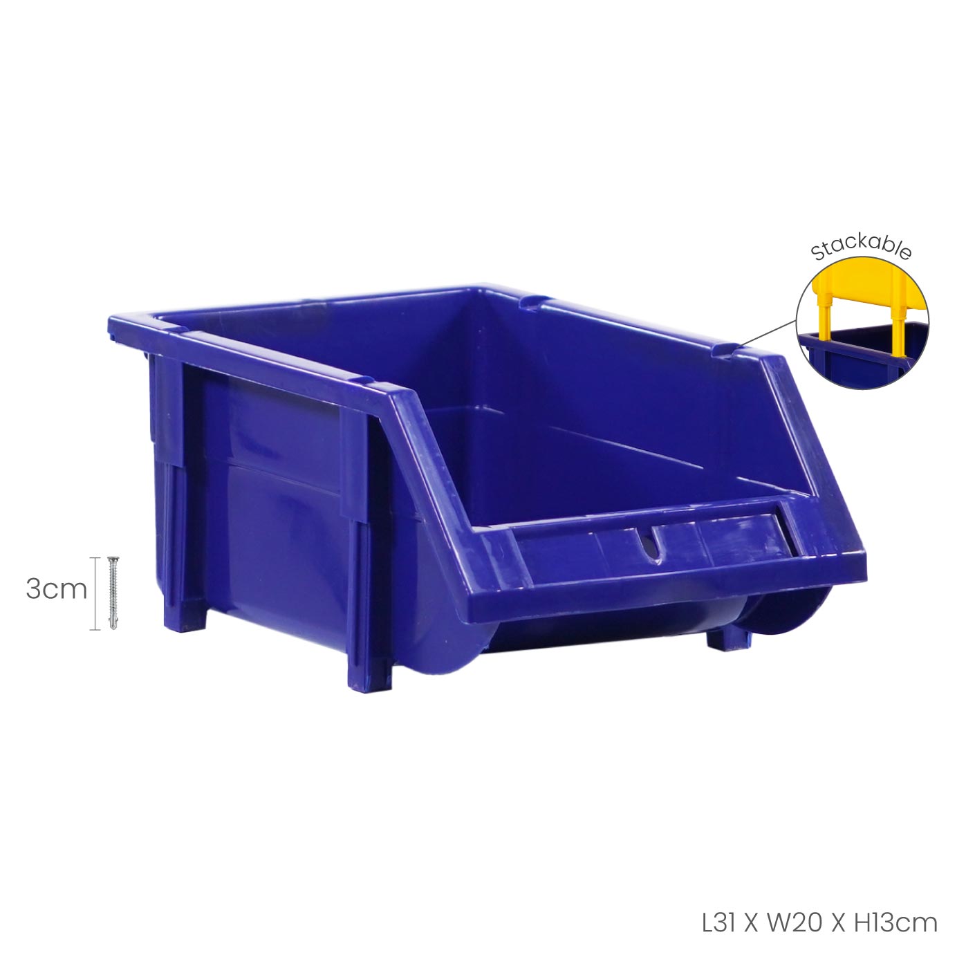 Heavy Duty Industrial Tool Crate ID9403 - Durable Metal Storage Box for Workshop, Garage & Job Site Organization