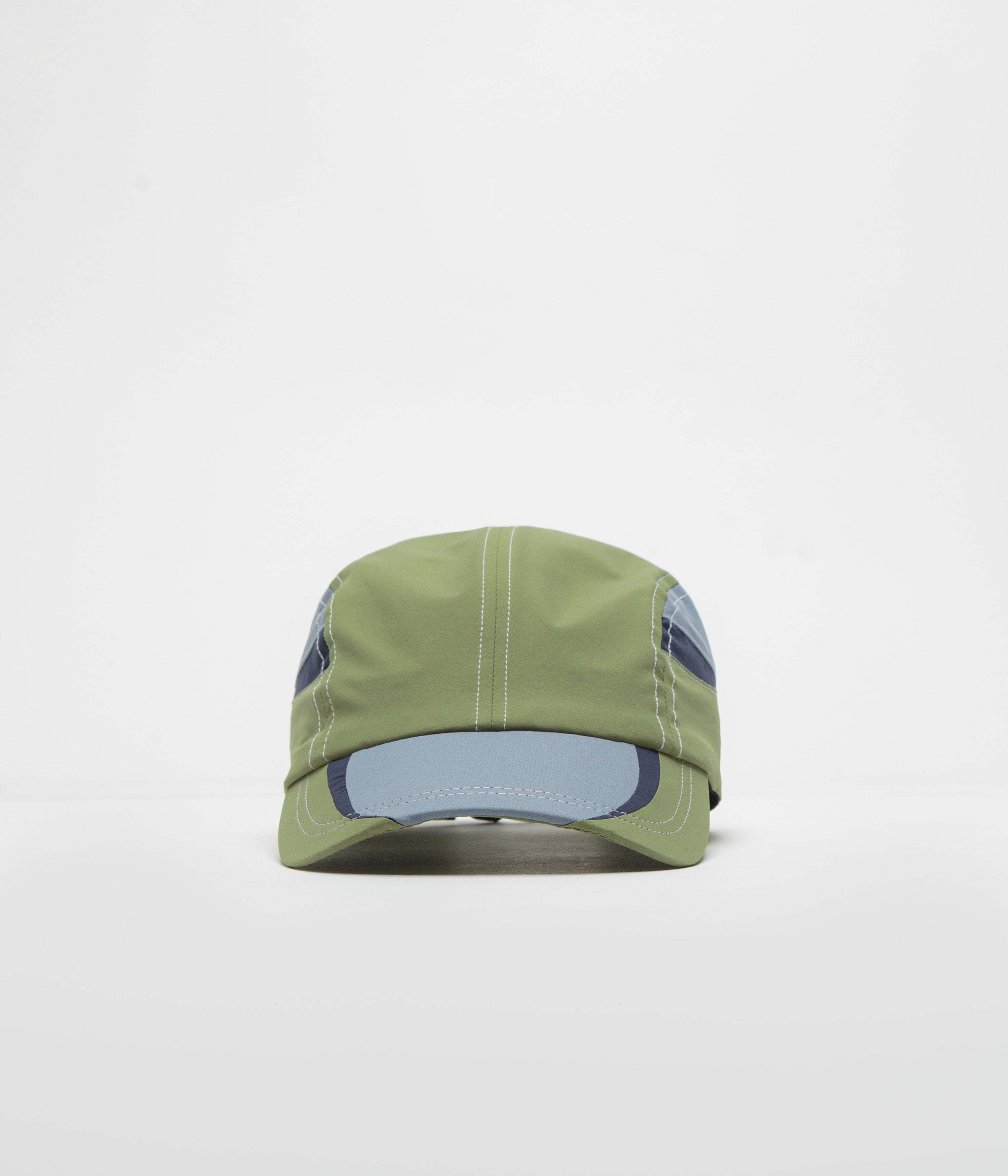 Butter Goods Sprint 4 Panel Cap - Sage Green Adjustable Snapback Hat for Men & Women | Perfect for Running, Hiking, and Outdoor Activities