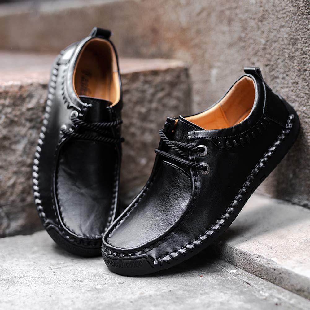Premium Men's Leather Loafers - Comfortable Penny Moccasins for Casual, Dress & Driving | Non-Slip Oxford Shoes for Walking, Office & Business Occasions