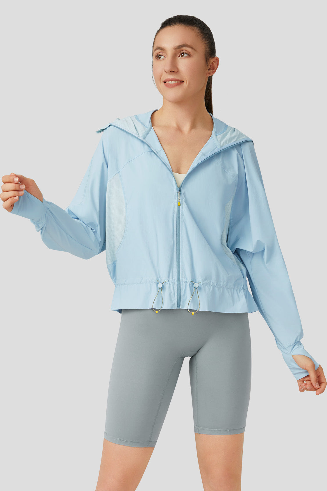 Yunzi Women's UV Protection Jacket UPF50+ Sunblock Windproof Lightweight Outdoor Hiking Travel Beach Walking - Perfect for Summer Activities and Sun Safety