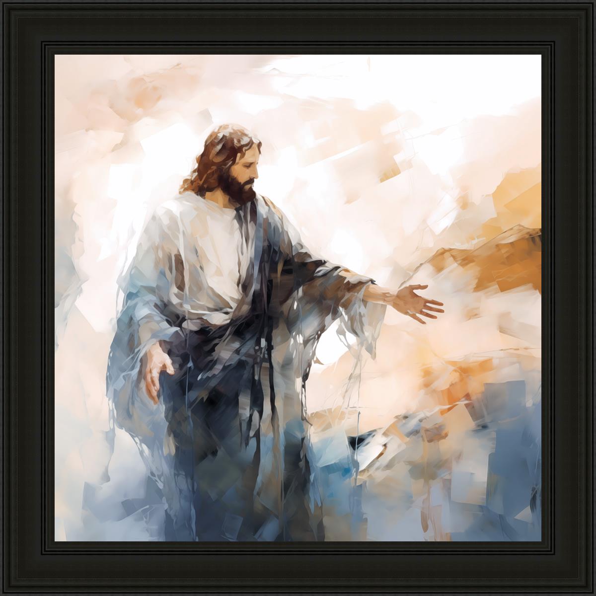 Come Unto Me Large Wall Art - Inspirational Christian Home Decor for Living Room, Bedroom & Office - Perfect for Gifts & Spiritual Spaces
