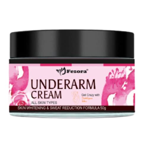 FEZORA Underarm Complete Care Cream 50g - Dark Underarm Whitening & Moisturizing Cream with Shea Butter, Vitamin E & Niacinamide - Keeps Underarms Dry & Smooth - Perfect for Daily Use & Post-Shaving Care