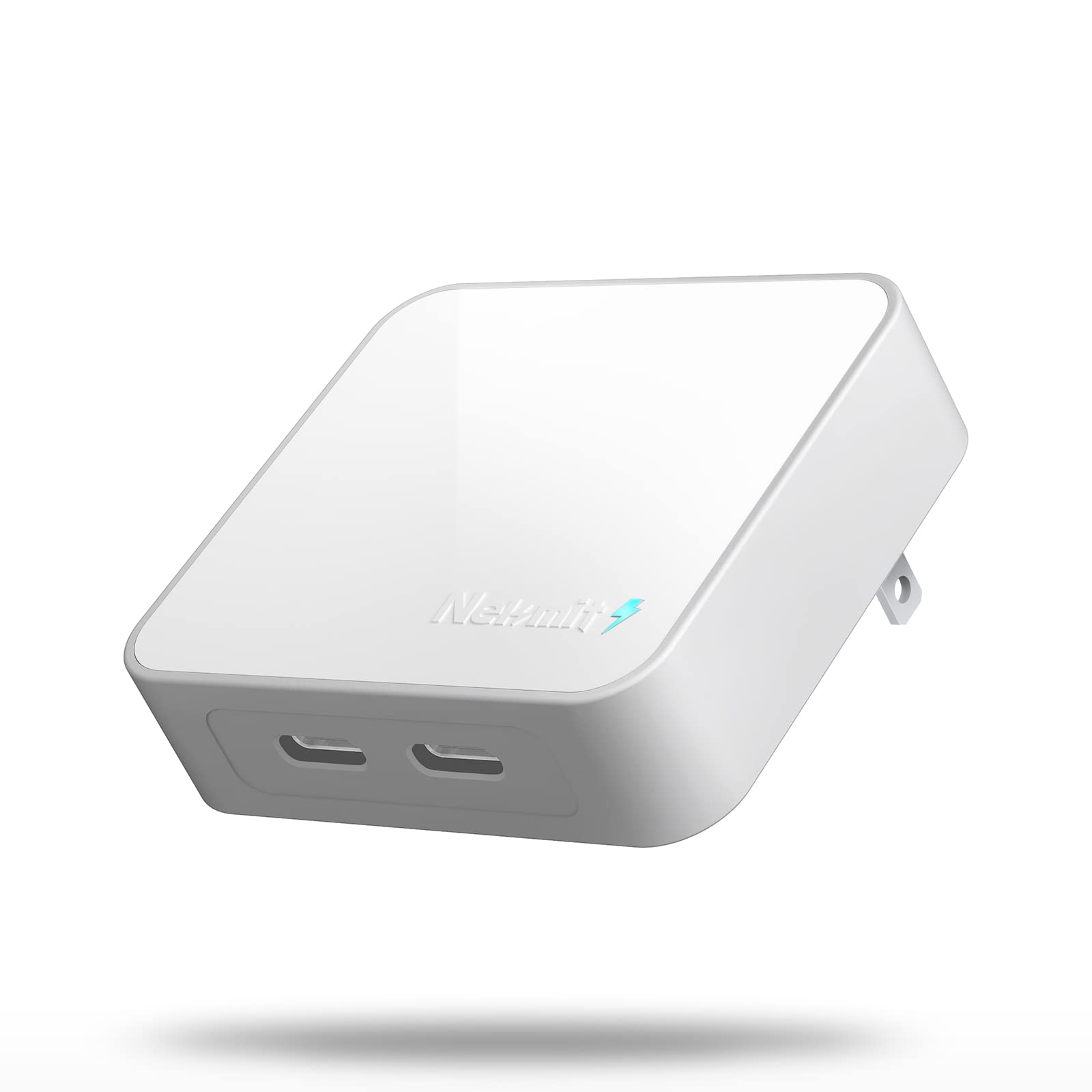 40W Dual Port USB C Wall Charger - PD Fast Charging Adapter for iPhone 14/14 Pro/14 Pro Max, Galaxy S23, MacBook Air, iPad Pro & AirPods | Slim Flat Design for Travel & Home Use