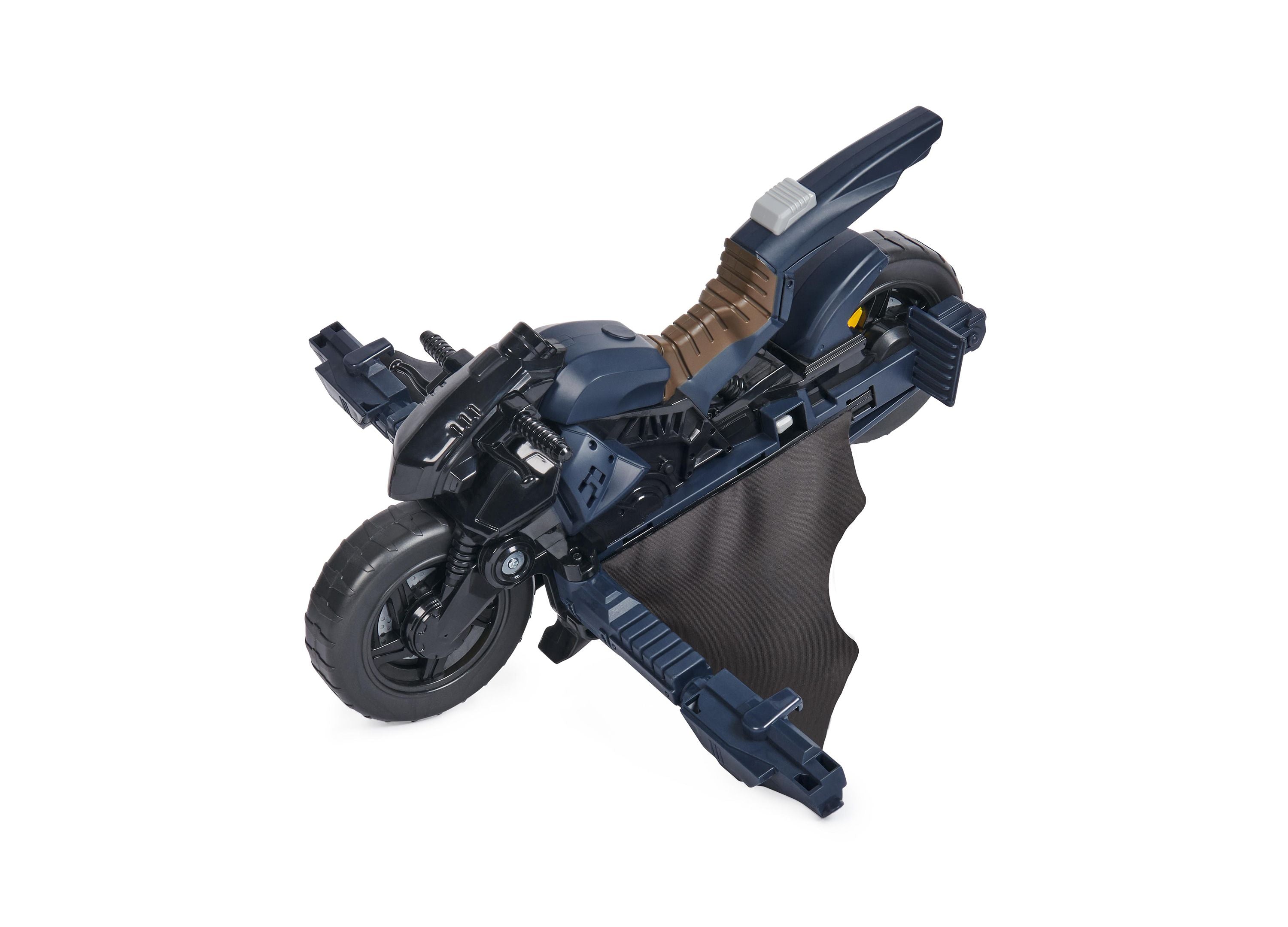 Batman Dual Adventure Batcycle & Batglider Conversion Set - DC Comics Superhero Toy for Kids - Perfect for Action Play, Collecting, and Birthday Gifts