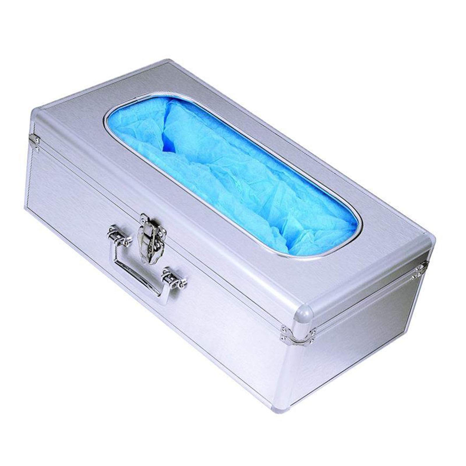 DUTUI Portable Automatic Shoe Cover Dispenser Machine - Household Dustproof Disposable Plastic Shoe Covers for Family, Malls, Hotels - Perfect for Home Use, Hospitals, and Public Places to Keep Floors Clean