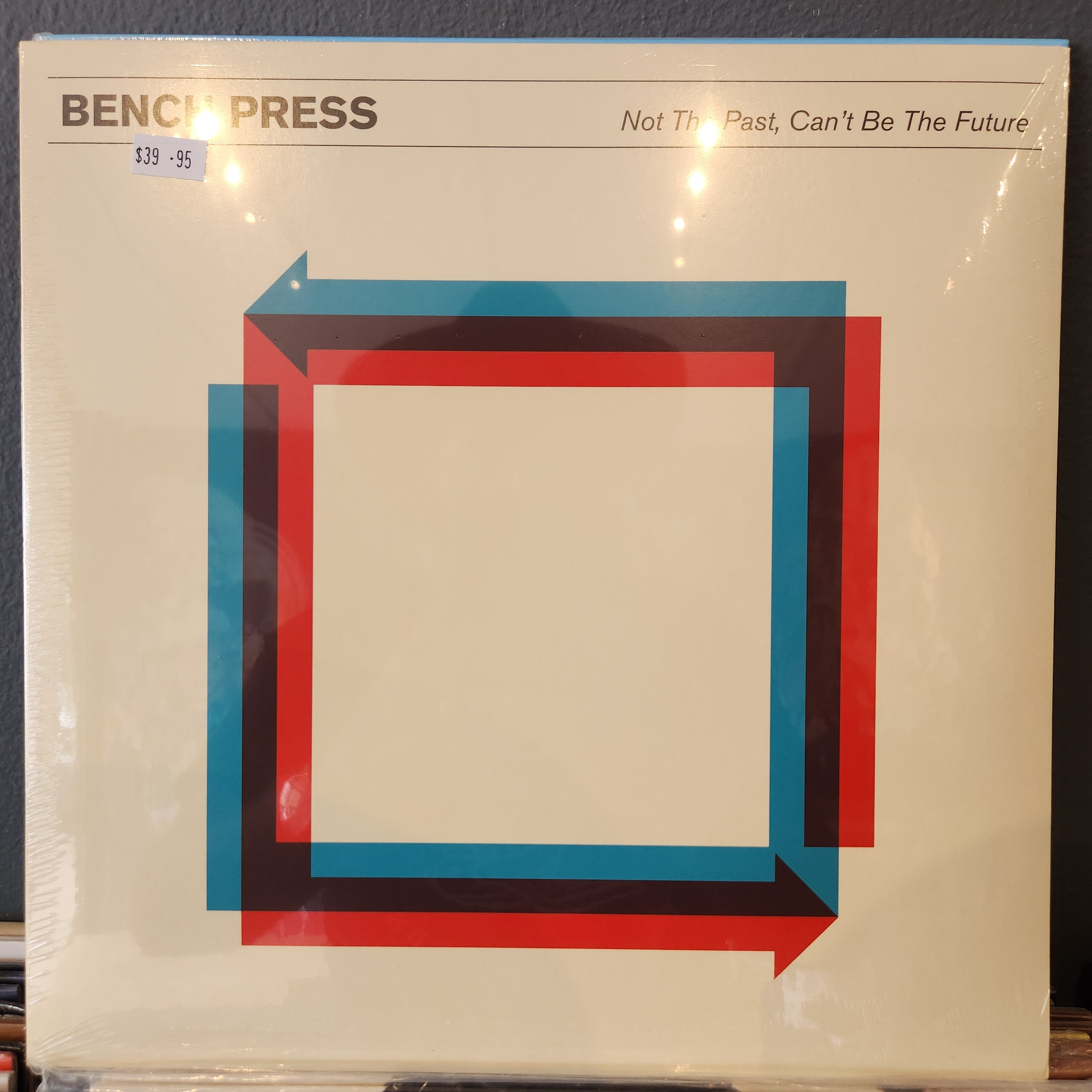 BENCH PRESS Vinyl LP - Not The Past, Can't Be The Future | Punk Rock Music Record for Collectors & Music Lovers | Perfect for Home Listening, Gifts & Vinyl Collections