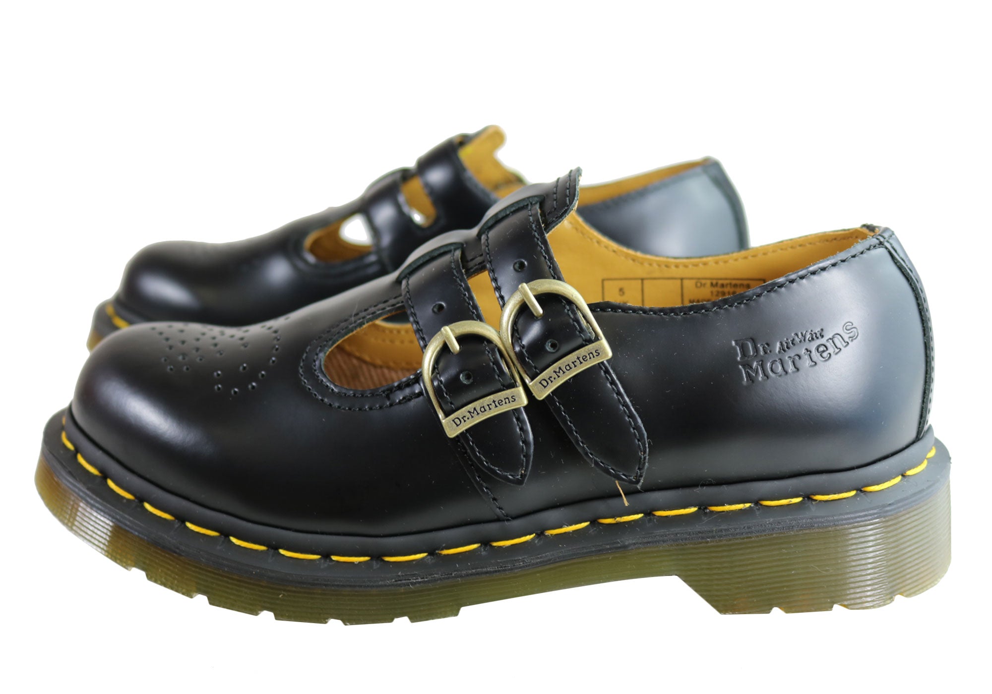 Dr. Martens Women's 8065 Mary Jane Shoes - Comfortable Leather Flat Shoes for Women | Perfect for Work, Casual Wear & Everyday Fashion