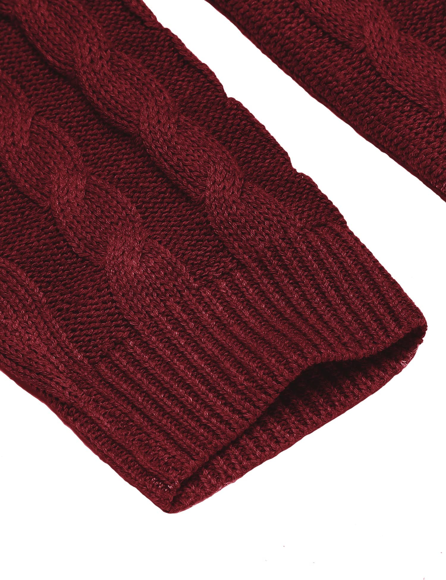 COOFANDY Men's Slim Fit Shawl Collar Pullover Sweater - Casual Button Cable Knit Sweater for Fall & Winter | Office, Dating & Holiday Outfits