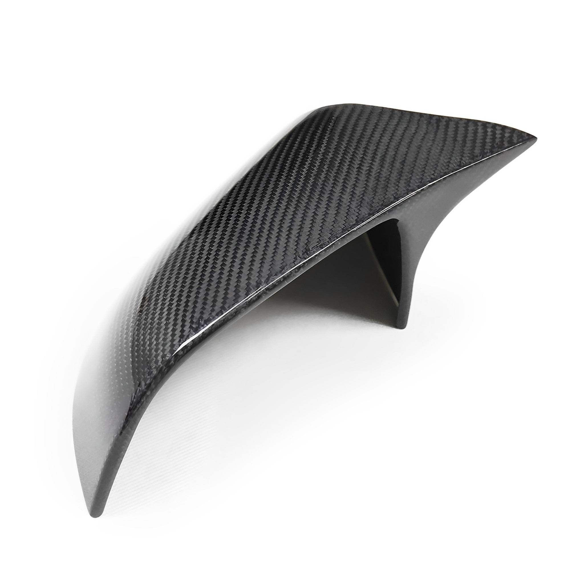 Premium Carbon Fiber Mirror Caps for Tesla Model S & X - Genuine Molded Racing Design - Glossy & Matte Finishes - Enhance Style & Aerodynamics for Luxury Electric Cars