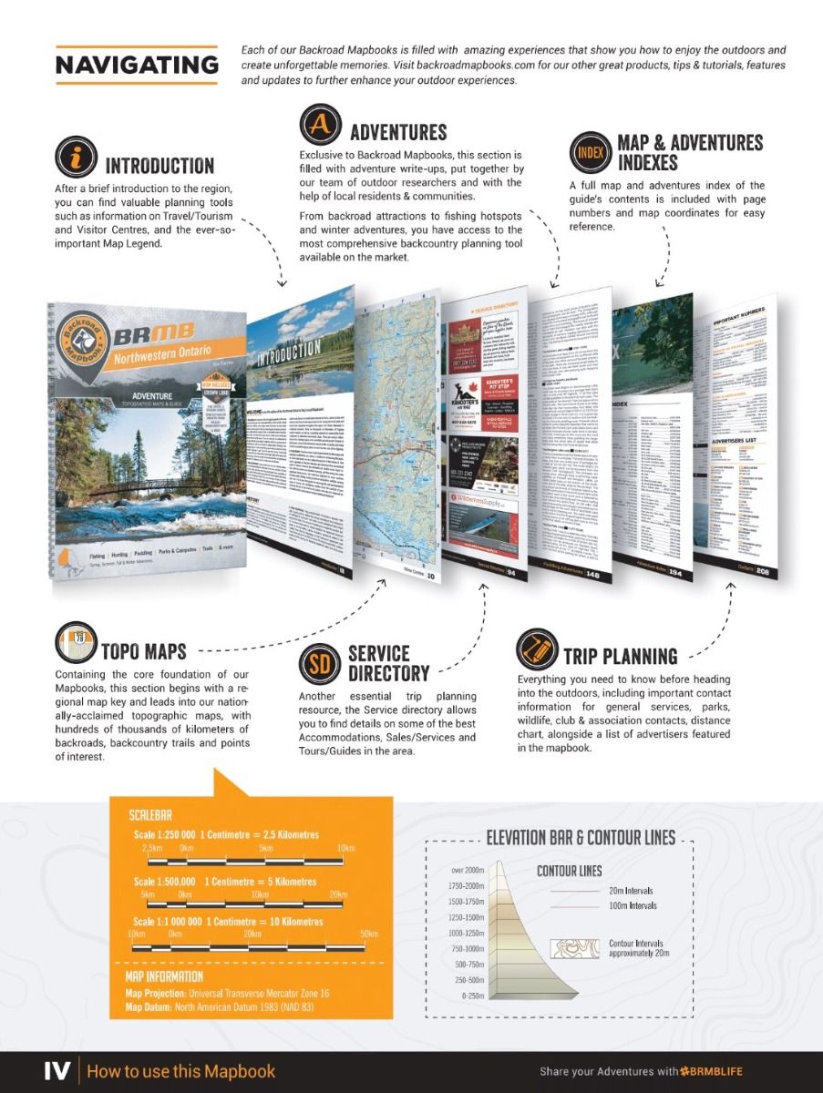 Backroad Mapbooks Northwestern Ontario 5th Edition - Detailed Outdoor Adventure Maps for Hiking, Camping & Fishing in Canada's Wilderness | Perfect for Road Trips & Off-Road Exploration