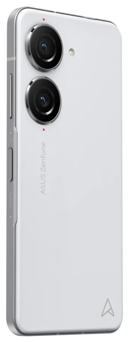 ASUS ZenFone 10 5G Unlocked Smartphone - 256GB Storage 8GB RAM GSM Global Version with Wireless Charger - AI2302 White | Perfect for Gaming, Streaming & Travel