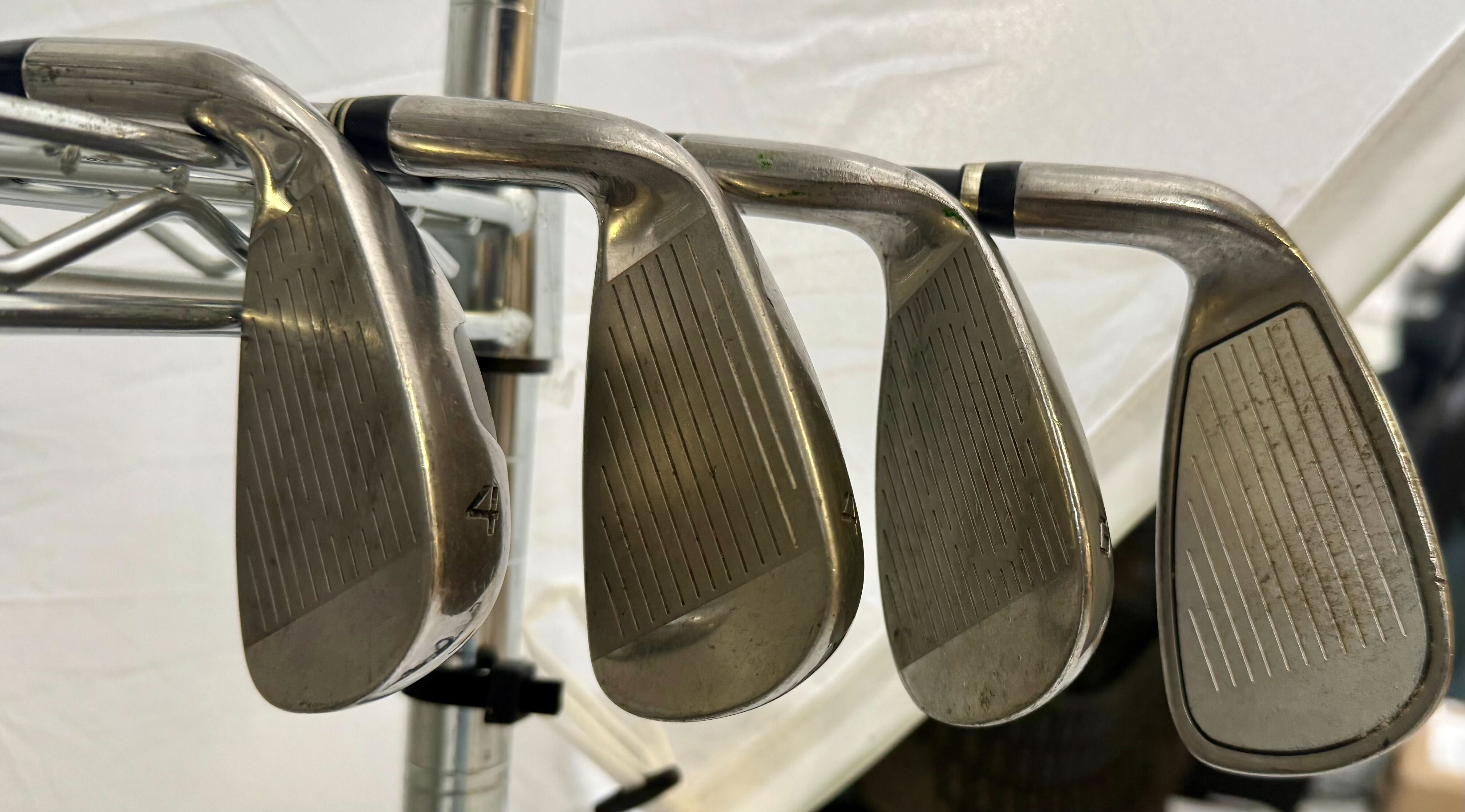 50 Assorted Cobra & TaylorMade Golf Irons & Wedges Set - Premium Quality for Men & Women - Perfect for Driving Range, Practice & Course Play