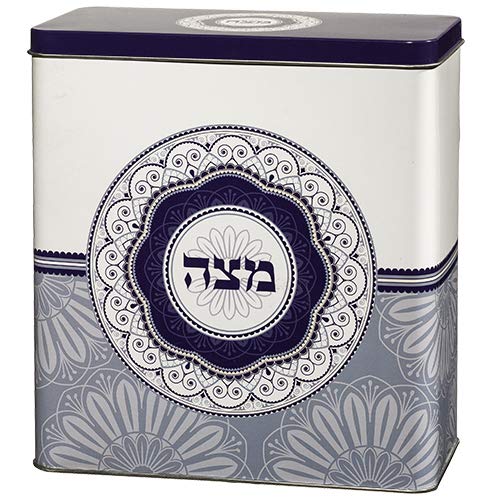 Matza Box for Passover - Traditional Unleavened Bread Holder for Seder Table - Perfect for Jewish Holiday Celebrations and Family Gatherings