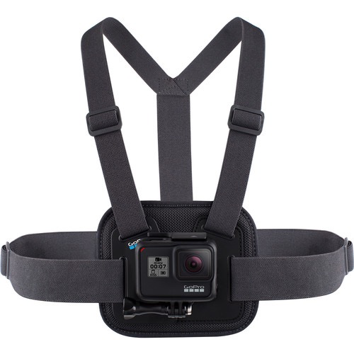 GoPro Chest Mount Harness - Adjustable Strap for Action Camera - Perfect for Skiing, Hiking, Cycling & Outdoor Adventures