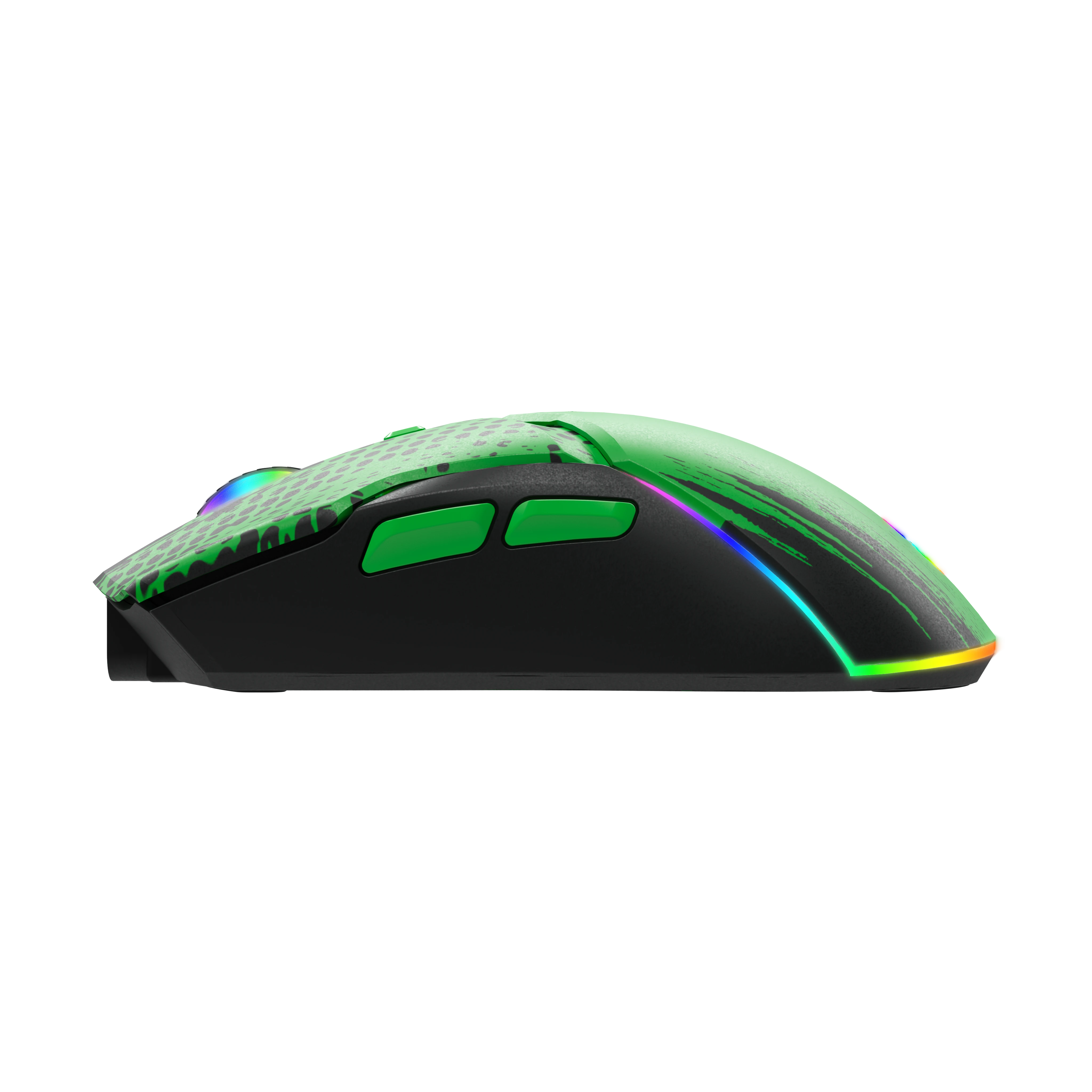 Wraith M3 Pro Gaming Mouse - TMNT Teenage Mutant Ninja Turtles Edition - Ergonomic RGB Gaming Mouse for PC - Perfect for FPS, MOBA & Esports Gaming