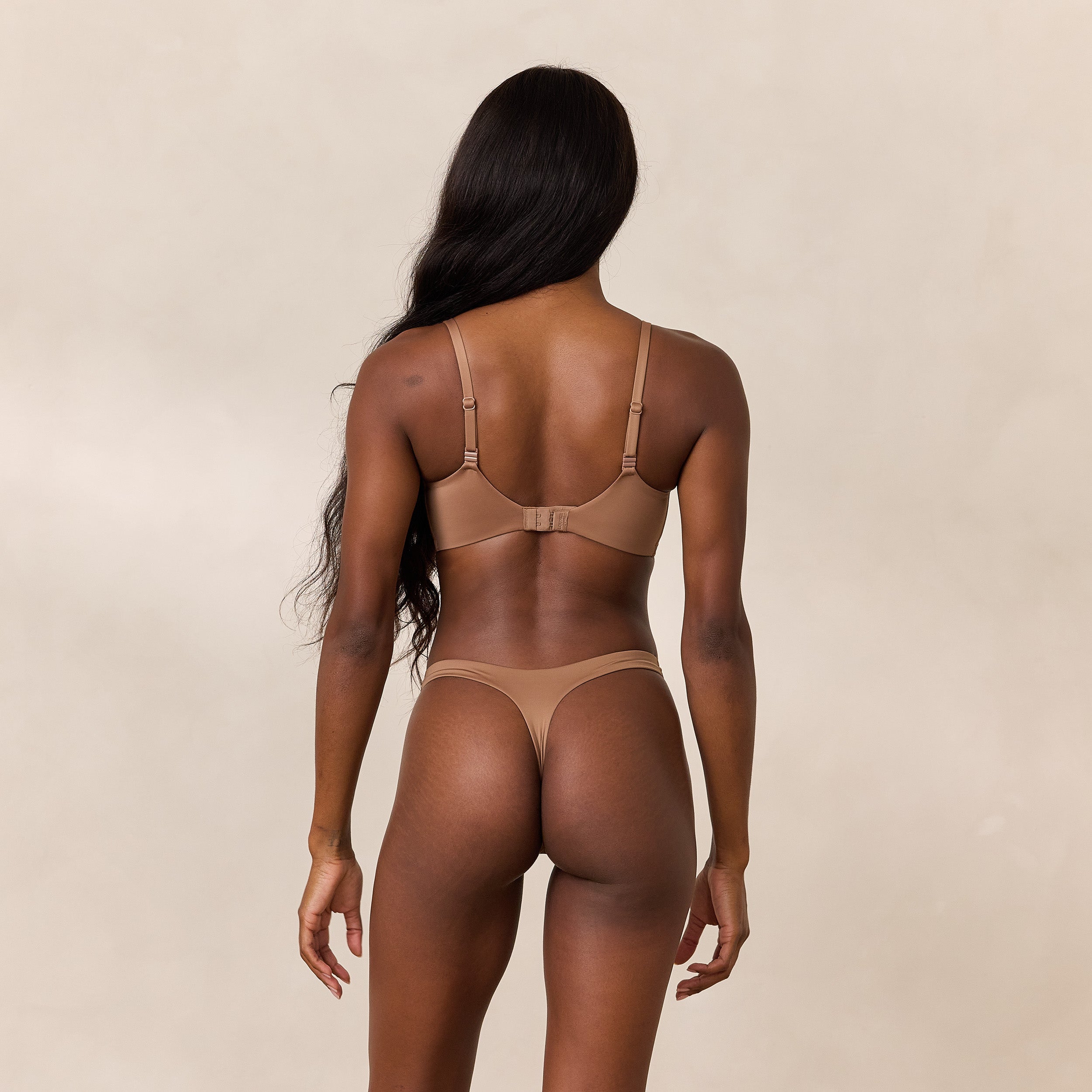 Free Form Bra in Cinnamon - Comfortable Wireless Bralette for Yoga, Lounge & Everyday Wear