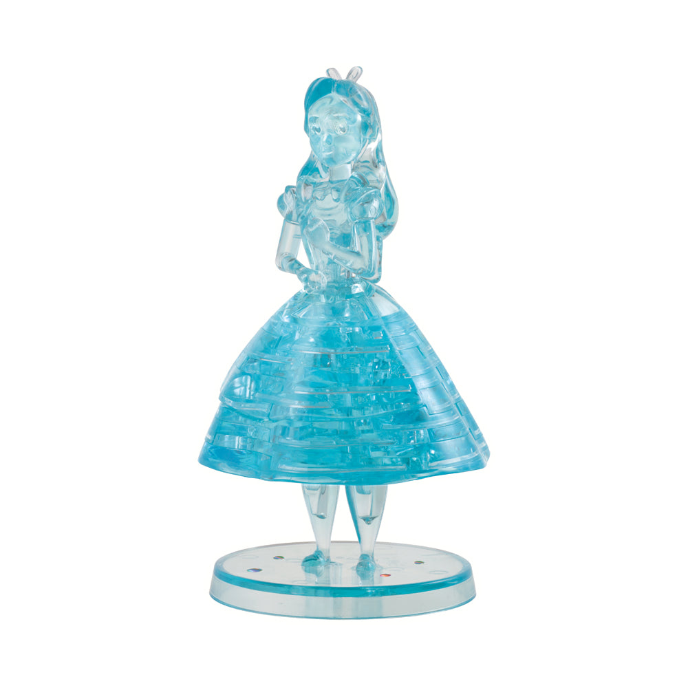 BePuzzled Disney Alice in Wonderland 3D Crystal Puzzle - 38 Piece Brain Teaser for Adults & Kids - Perfect for Family Game Night & Gift Giving