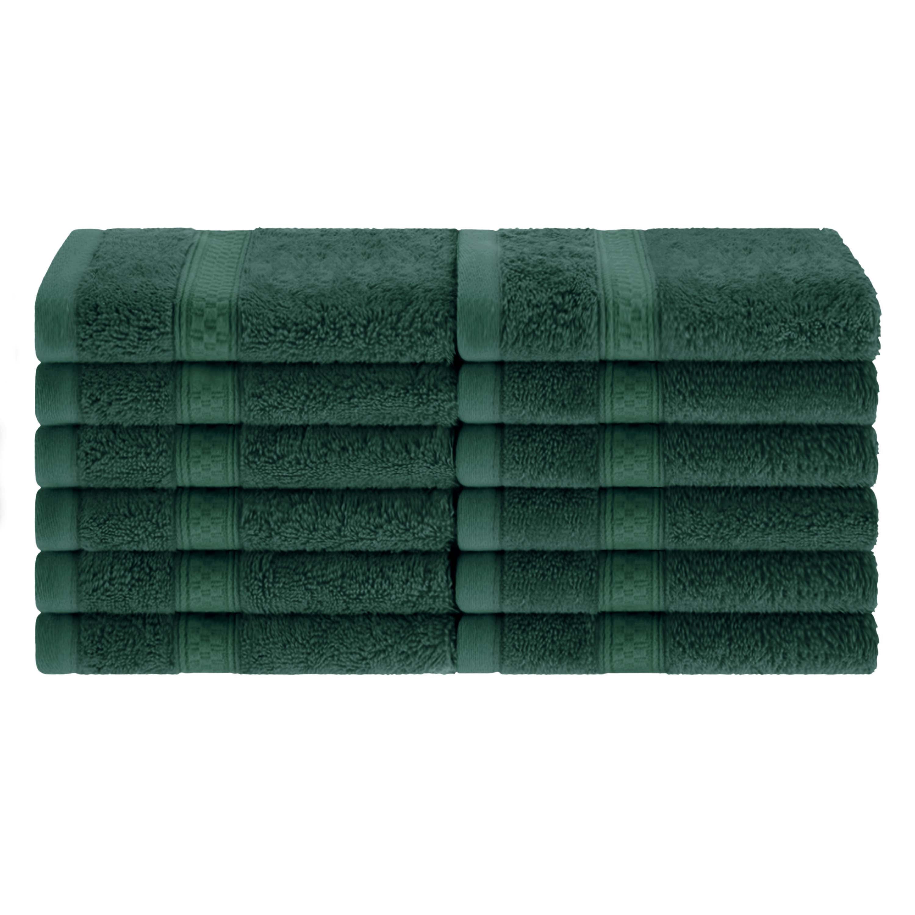 12-Piece Rayon Bamboo Blend Face Towel Set | Soft & Absorbent | Perfect for Spa, Gym & Travel