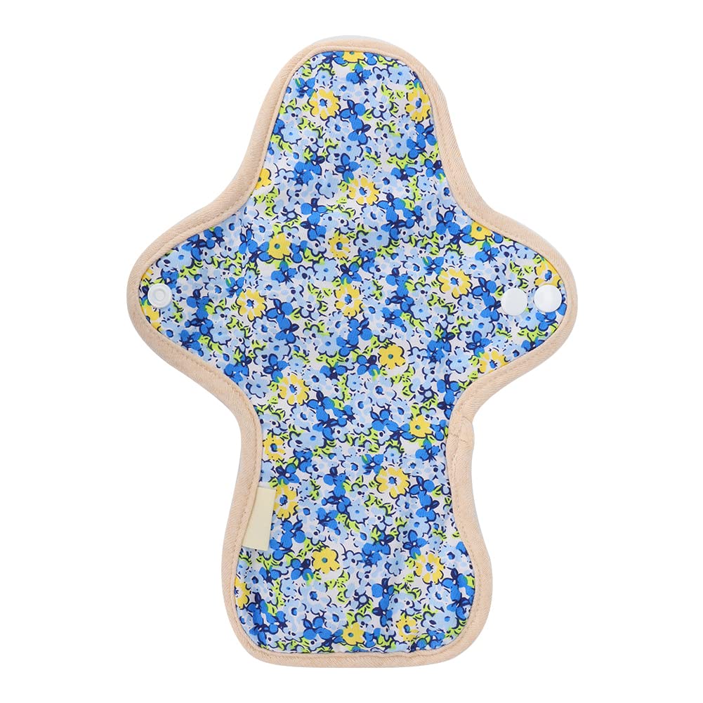 Small Lightweight Waterproof Washable Sanitary Napkins for Women & Teens - Comfortable Menstrual Pads for Daily Use, Travel & Pregnancy - Pack of 10 (Large Size)