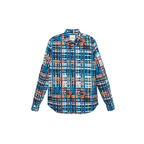 Desigual Men's Casual Button-Down Shirt Ehud - Stylish & Comfortable XXL Size for Work, Travel & Everyday Wear