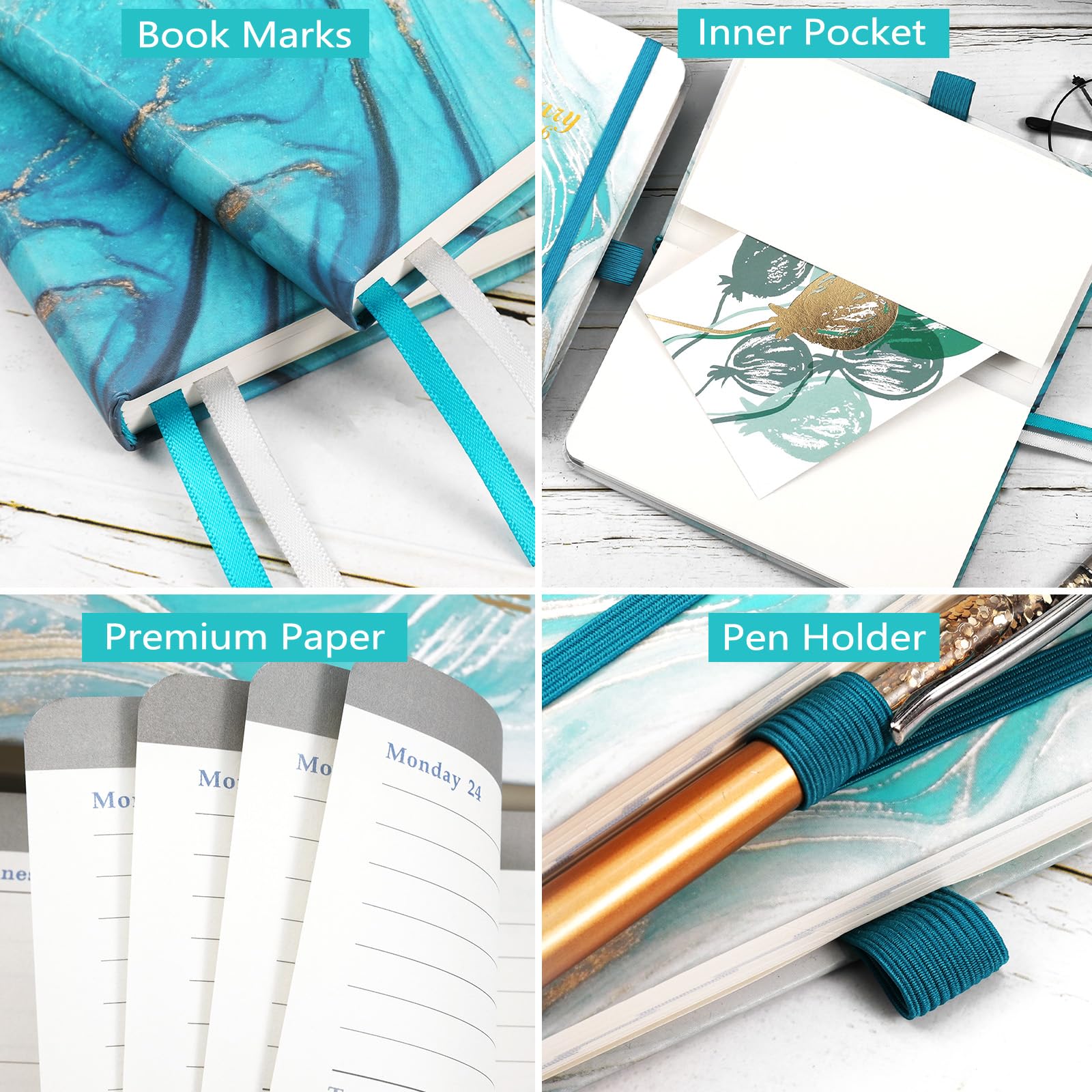 2025-2026 A6 Pocket Planner - Weekly View Diary from August 2025 to July 2026, 6.3