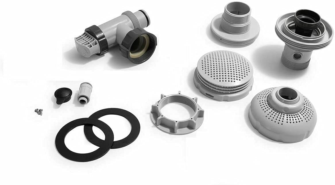 26004E Above Ground Swimming Pool Inlet Air Water Jet Replacement Part Kit - USA Shipped | Pool Maintenance & Repair Accessories for Backyard Swimming Pools