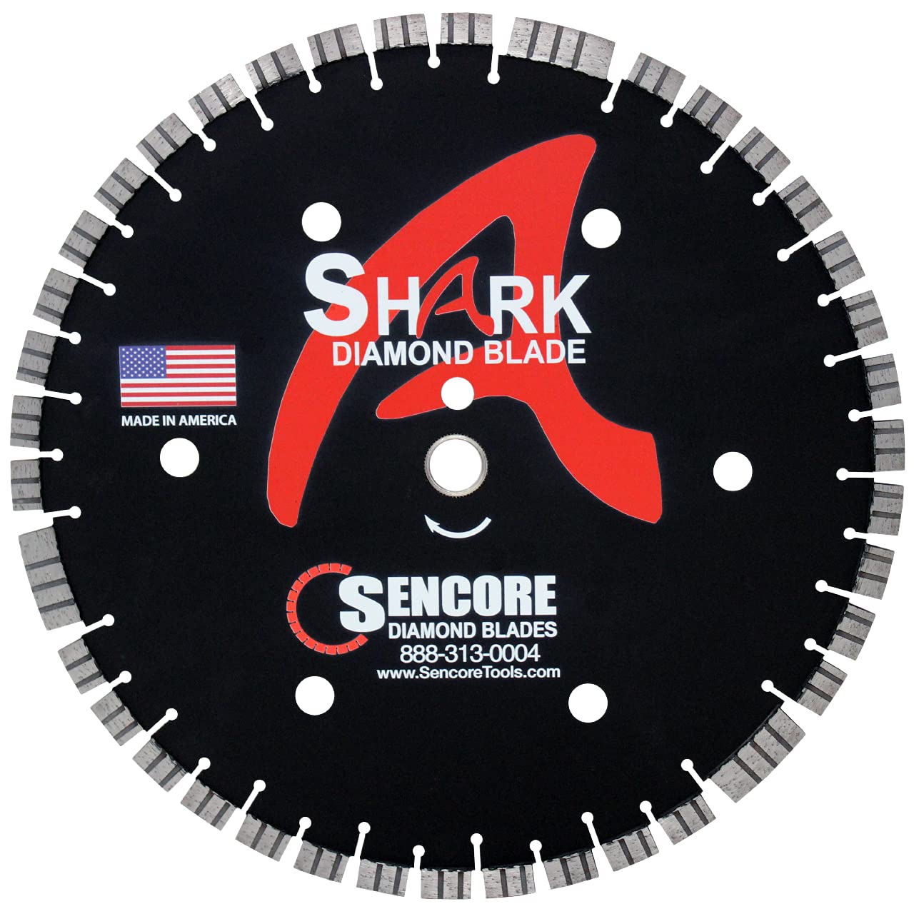 14 Inch Shark Diamond Saw Blade - Premium Cutting Tool for Wood, Metal & Tile - Perfect for DIY Projects, Construction & Home Renovations