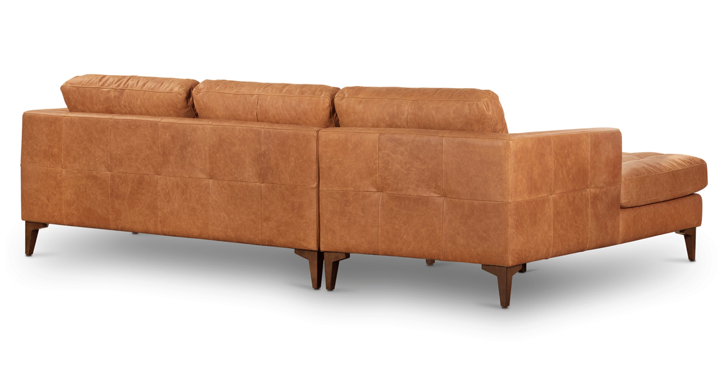 Modern Left Facing Sectional Sofa with Reversible Chaise - Comfortable L-Shaped Couch for Living Room, Family Room & Small Spaces - Perfect for Movie Nights & Relaxing