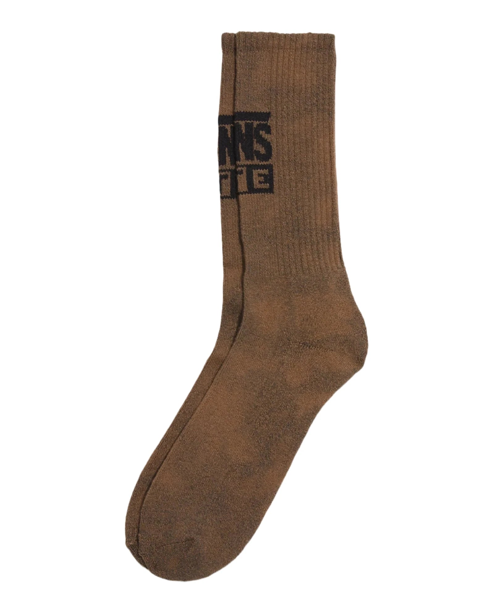 VANS MTE Crestline Tie-Dye Crew Socks for Men & Women - Sepia Color Hiking & Outdoor Adventure Socks - Warm & Comfortable Winter Socks for Snowboarding, Camping & Everyday Wear